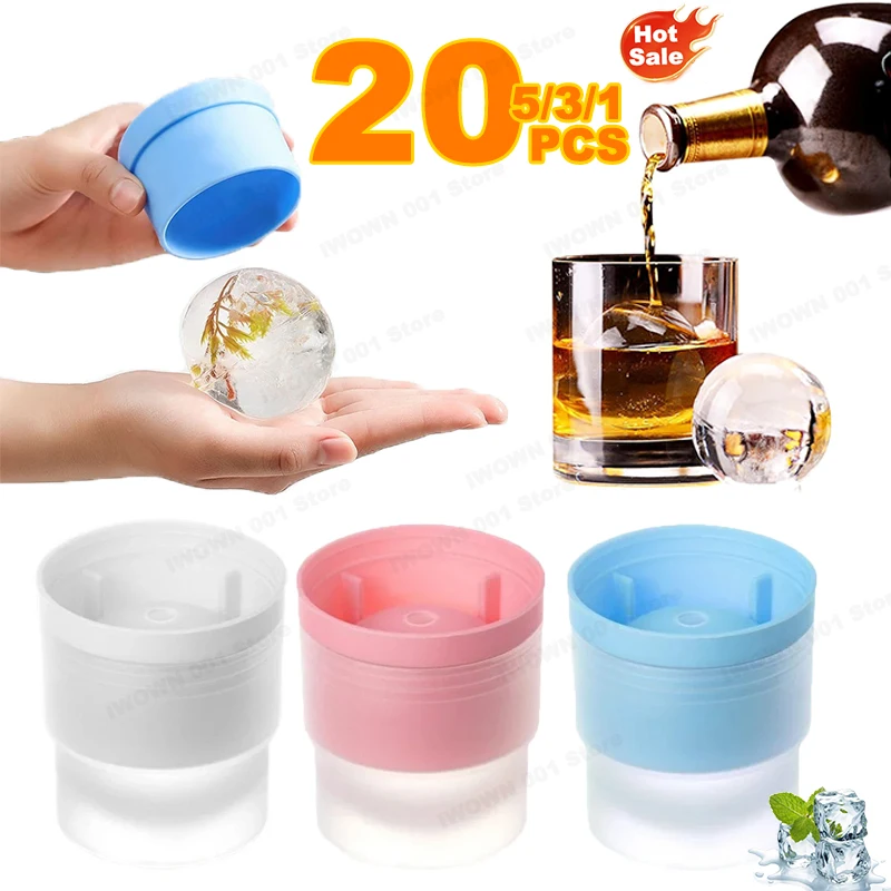 Ice Mold Sphere - Cetakan Silikon Bentuk Bola Besar, Pembuat