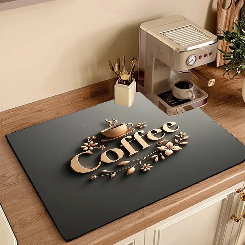 Bar Mat Rubber - Alas Kopi, Alas Penyerap Kopi, Alas